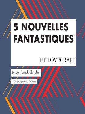 cover image of 5 Nouvelles fantastiques--HP Lovecraft